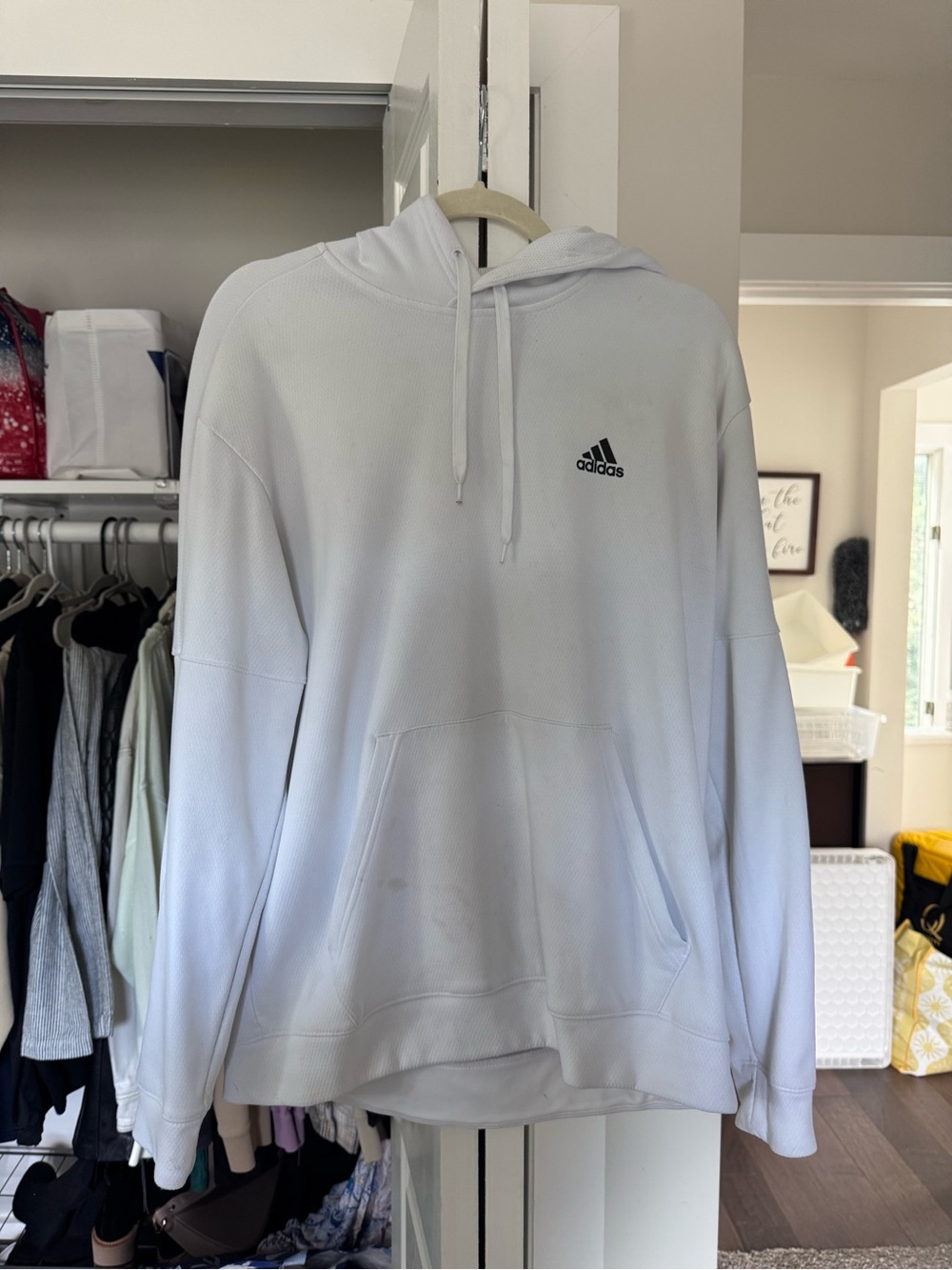 adidas White Men's hoodie
